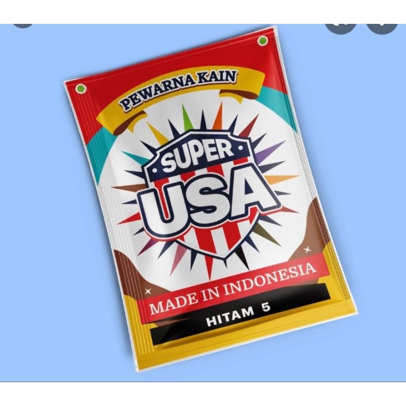 Pewarna Kain Super Usa Made In Indonesia Warna Lengkap