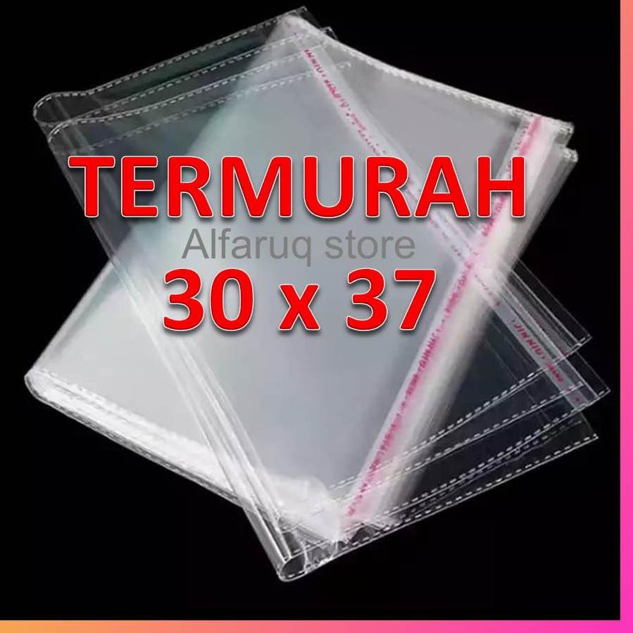 

Baru Plastik Opp 30x37 Dobel Seal sudah ada Lem perekat (Isi 100 Lembar)