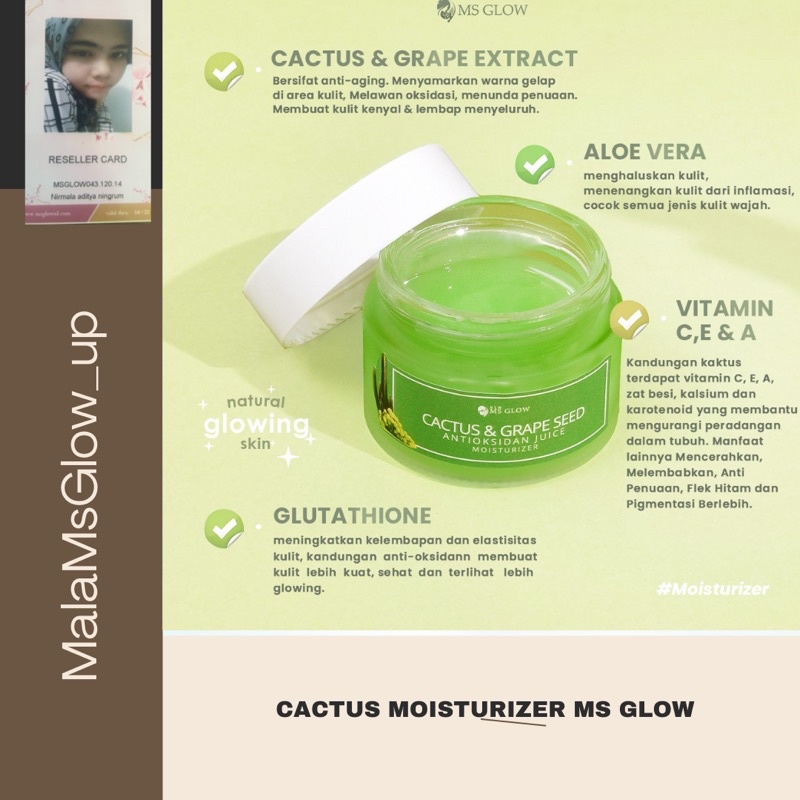 CACTUS MOISTURIZER MS GLOW
