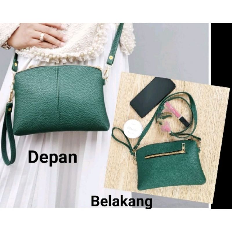 Tas Slempang Wanita Kulit Jeruk