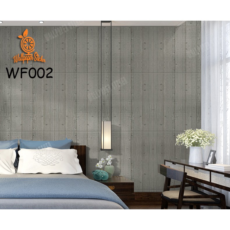 Wallpaper Foam 70 Cm X 70 Cm 3D Wood List Spons Kayu List Zhizhutang88