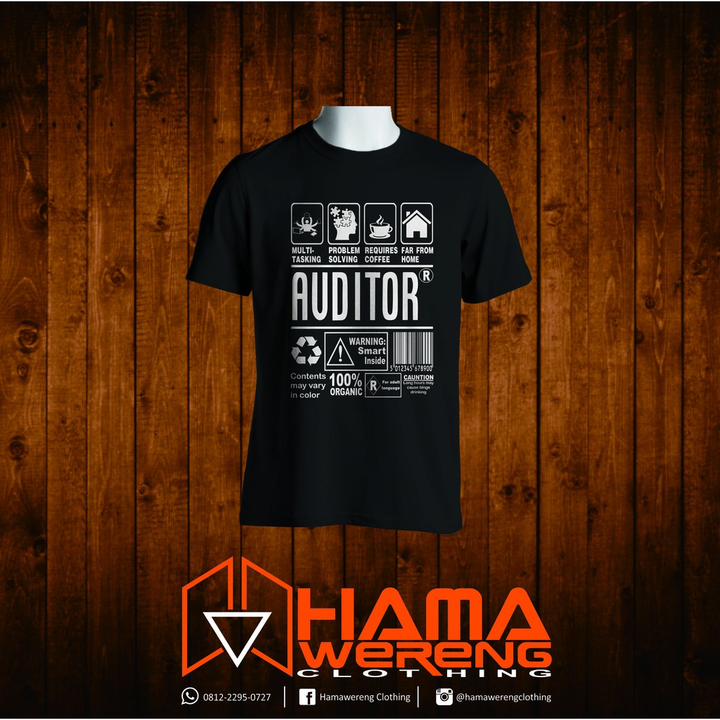 Jual KAOS PROFESI KAOS KEREN KAOS KERJA KAOS AUDITOR | Shopee Indonesia