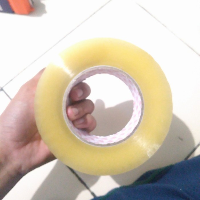 

Terlaris Lakban Jumbo Ukuran 250 Yard Bening 45Mm X 250 Yard Terlaris