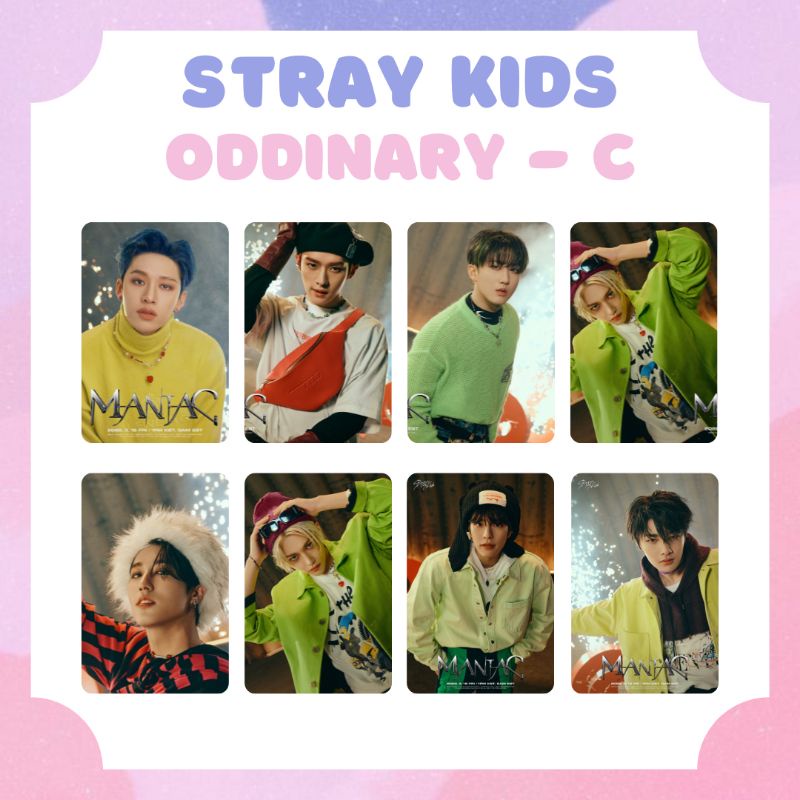 [STRAY KIDS] PHOTOCARD STRAY KIDS ODDINARY MANIAC ‼️ BACA DESKRIPSI ‼️