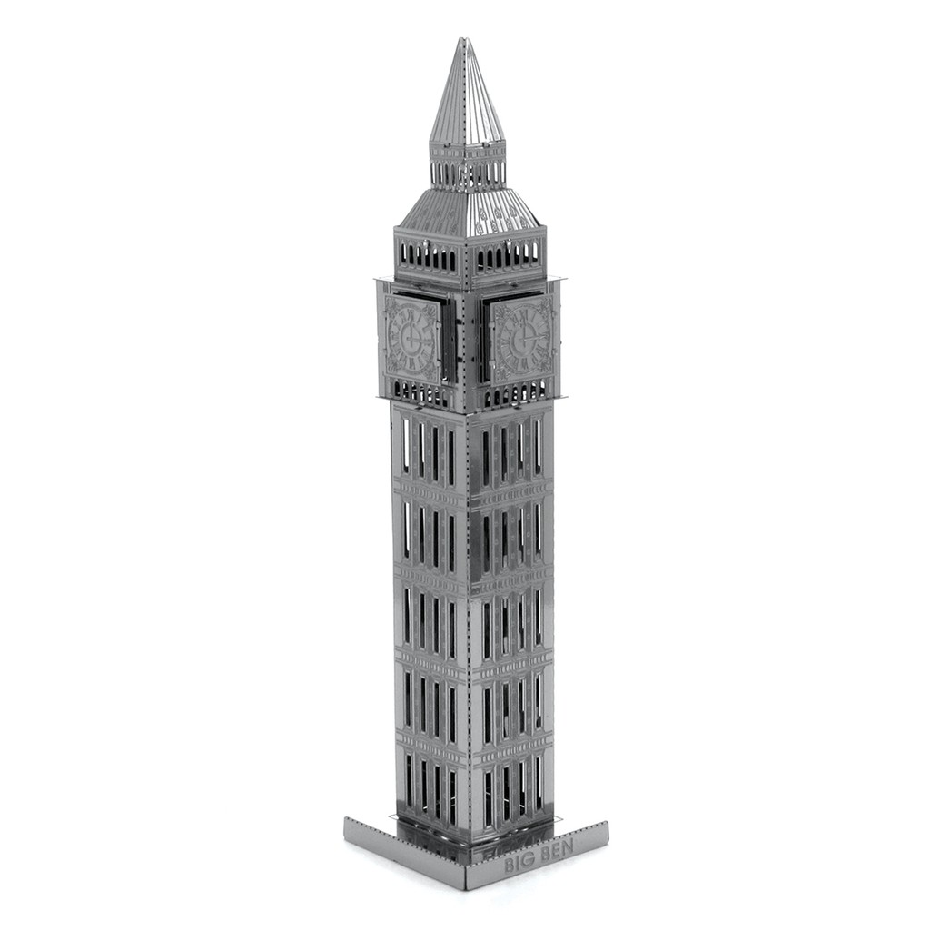 Puzzle 3D Metal Arsitektur BIG BEN - Miniatur Bangunan Bersejarah - Nano Puzzle - Mainan Edukatif