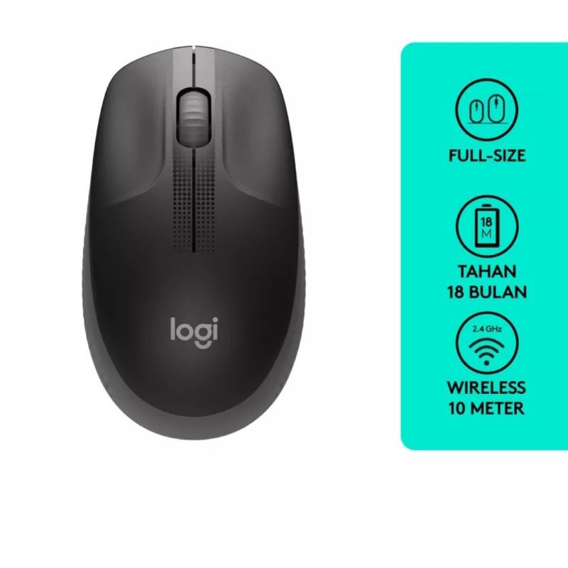 Mouse Logitech M191 Full Size Wireless Mouse Original