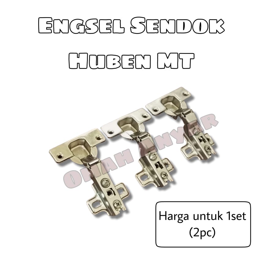 Engsel Sendok Pintu Lemari Hinges Huben Mapla BUKAN HIDROLIS diameter 35mm Tipe MT 2 pc