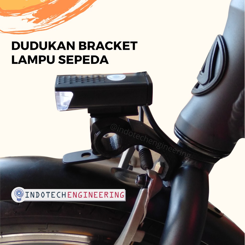 Dudukan Bracket Lampu Sepeda