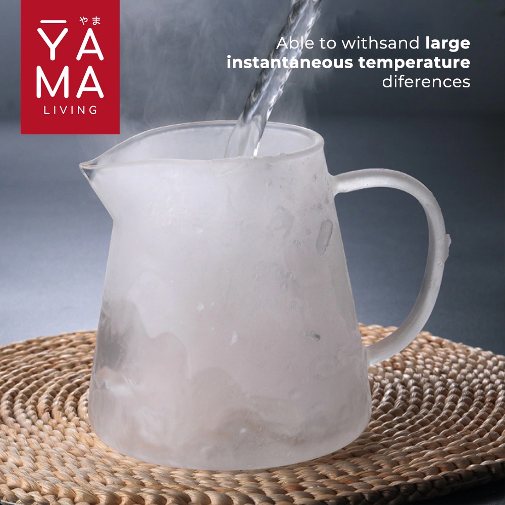 YAMA KYOSA Tea Pot Infuser Teko Teh Kaca Stainless Teapot Teko Teh Dengan Saringan Tea Maker