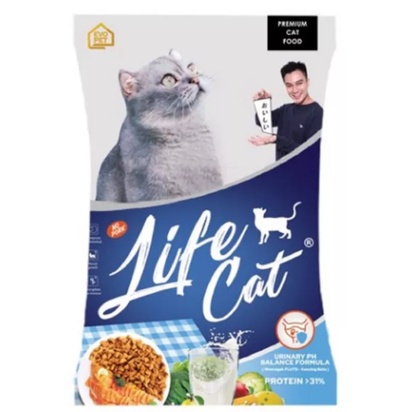 Makanan Kering Dry Cat Food LIFE CAT 1 KG &amp; 500 GR Repack