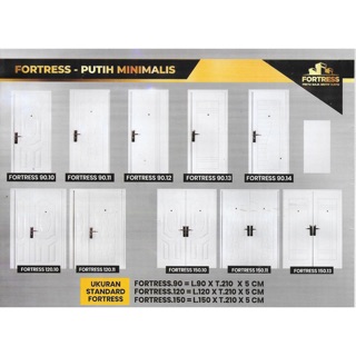  PINTU  BAJA  JBS Fortress  90x210 Shopee Indonesia