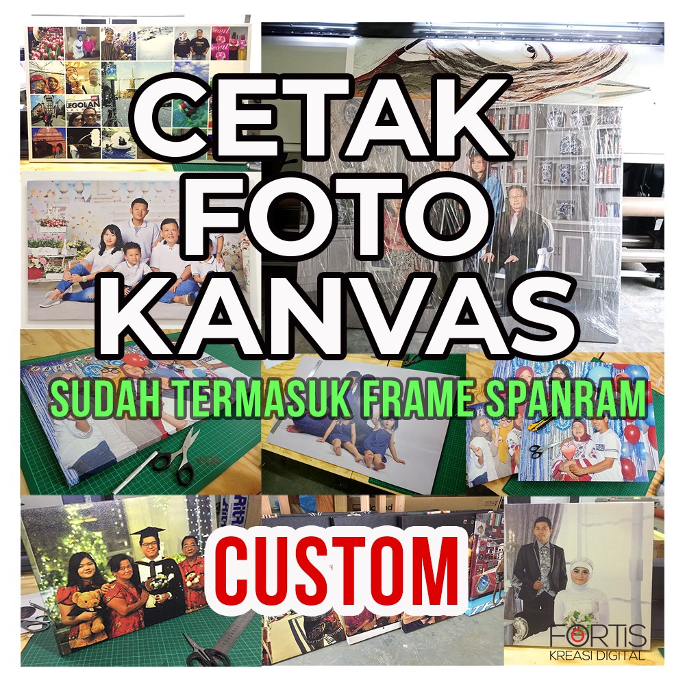 Cetak Foto Kanvas (Pesanan Custom #6)