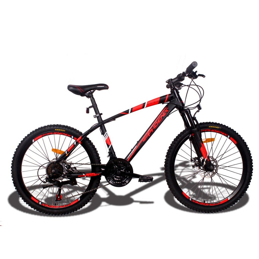  Sepeda  Gunung Phoenix  NP178XR MTB  Remaja Pelek Alloy 24  