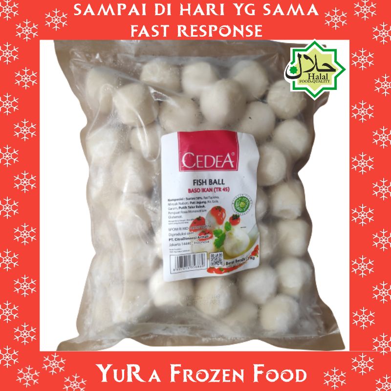 

Bakso CEDEA Baso Ikan TR 45 Fish Ball 1kg