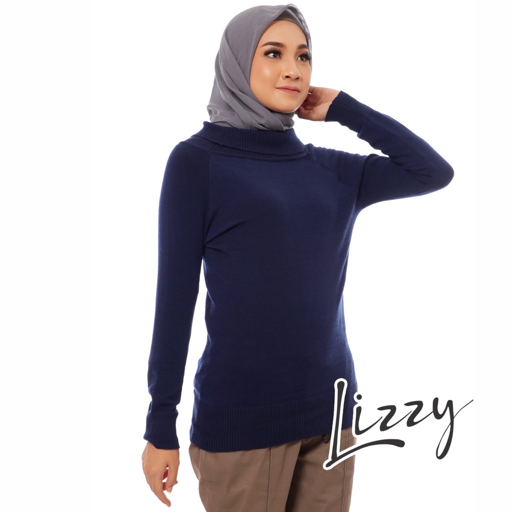 Lizzy - SWEATER HALTER NAVY