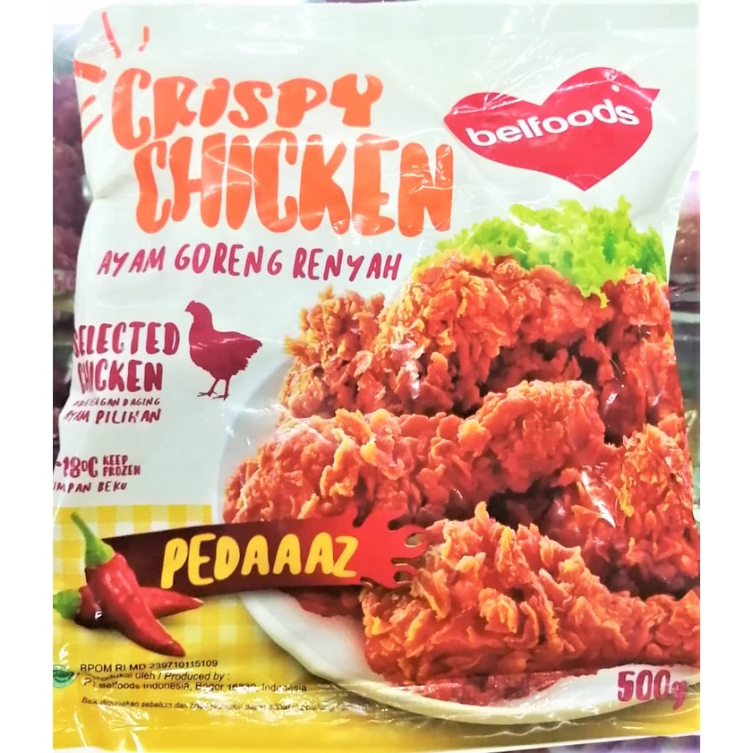 

Belfoods Crispy Chicken Pedas 500gr