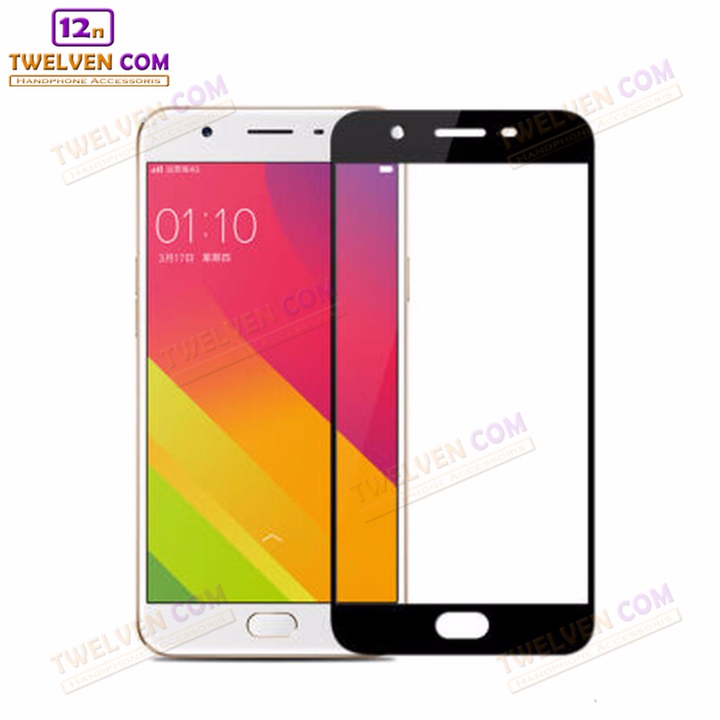 [FLASH SALE] zenBlade 5D Full Cover Tempered Glass Oppo F1s - Black