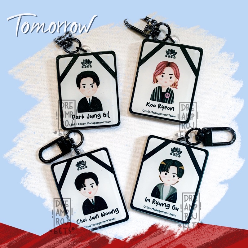 Tomorrow Kdrama Gantungan Kunci Keychain Sticker Sheet