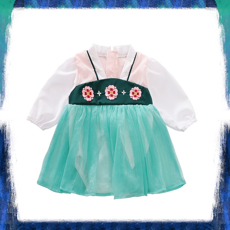 Korea Hanbok Bahan Premium Nyaman Bayi Perempuan Ada 3 Warna