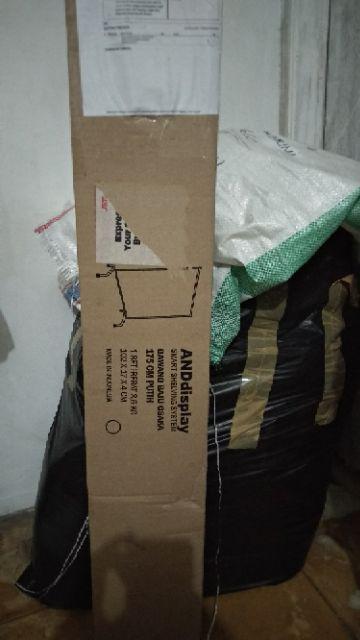 Gawang Osaka T.175cm Putih Beroda Gantungan Jemuran Gawangan Model Ikea
