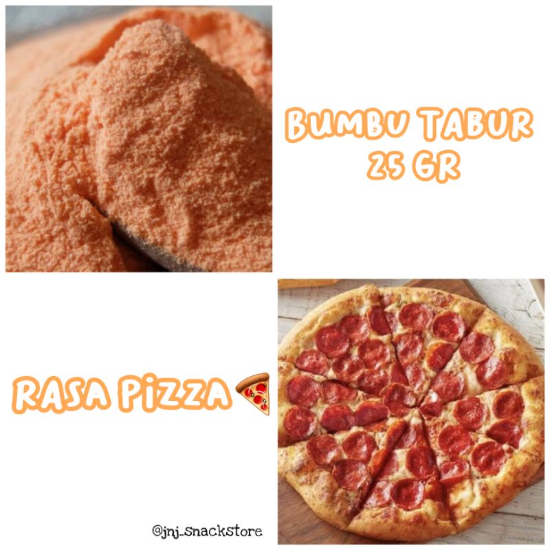 

BUMBU TABUR KENTANG GORENG / AYAM GORENG RASA PIZZA uk 25gr