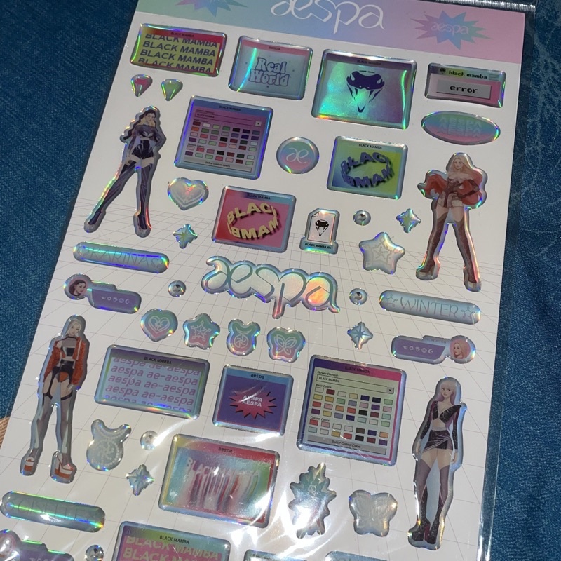 Aespa Epoxy Sticker ONLY