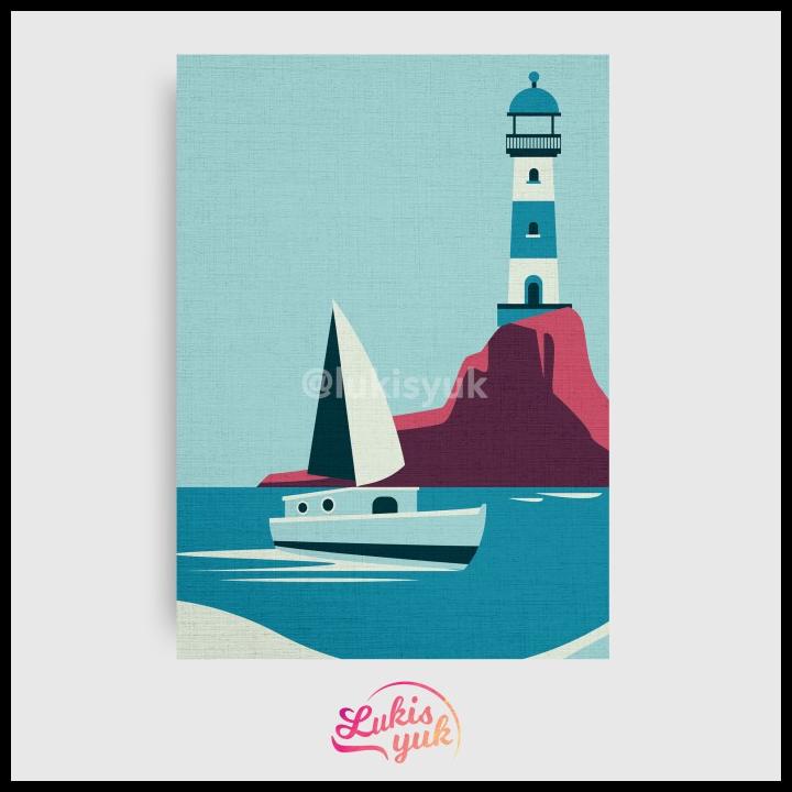 

Diy Painting Kit - Beach Series - Paint By Numbers Kit