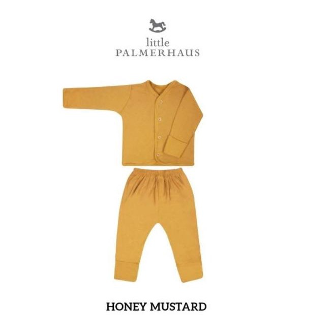 LITTLE PALMERHAUS - BUTTON TEE LONG SLEEVE GIRL (BAJU CELANA BAYI)