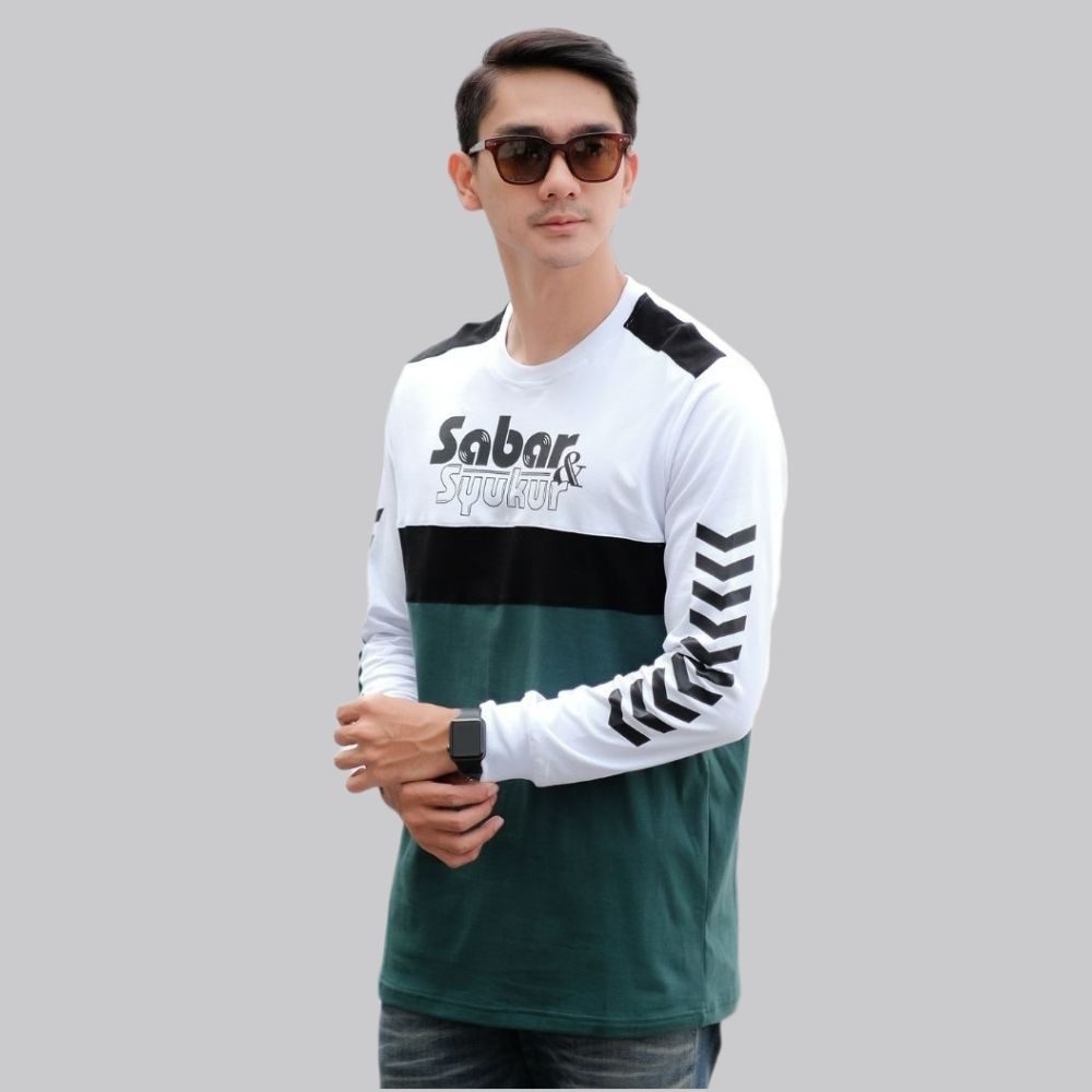 Premium Kaos Dakwah | Kaos Distro Islami | Baju Dakwah | Pakaian Pria | Kaos Sabar Syukur