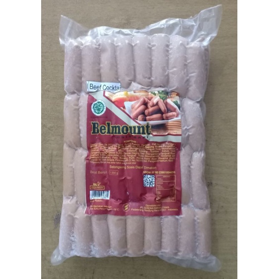 Jual Sosis Sapi Belmount Beef Cocktail 1 Kg Shopee Indonesia