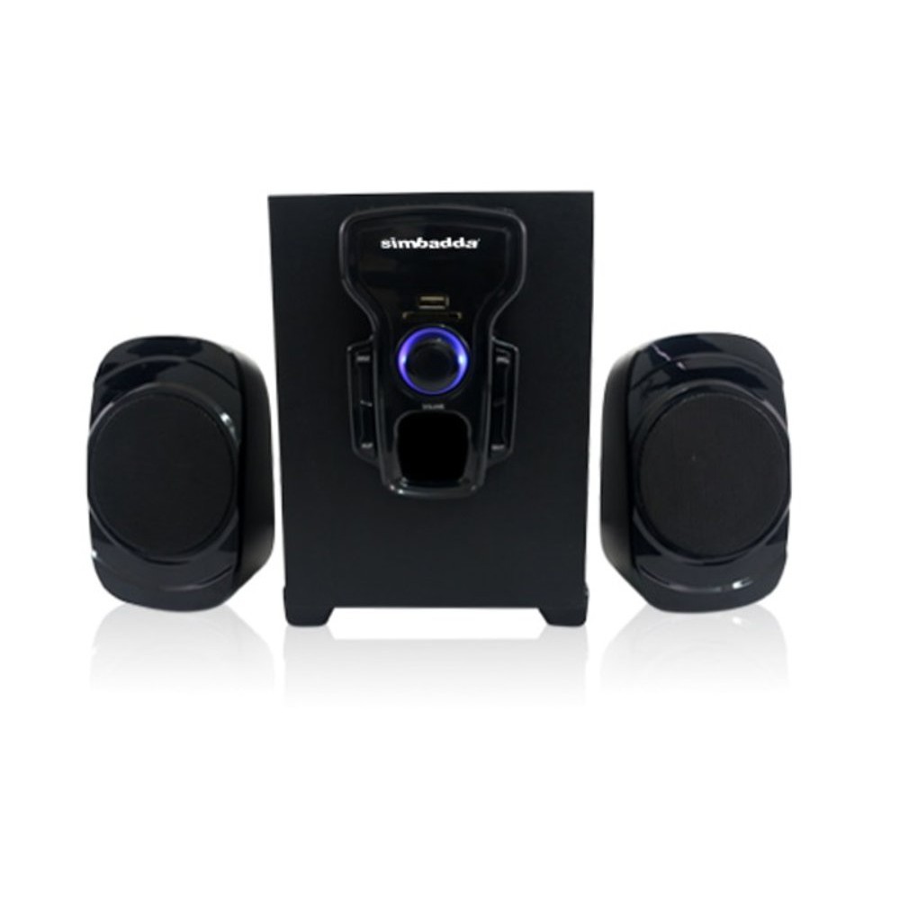 SPEAKER 2.1 MULTIMEDIA SIMBADDA CST 2000N+ PLUS MUSIC PLAYER SUBWOOFER