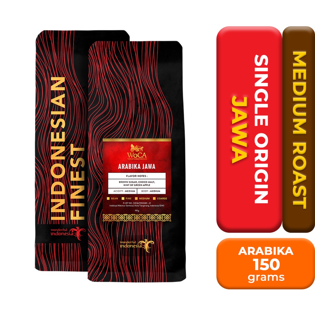 

WoCA Arabika Jawa 150 gram