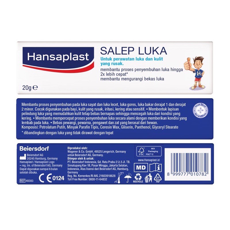 Hansaplast Wound Care Ointment - Hansaplast Salep Luka - JB