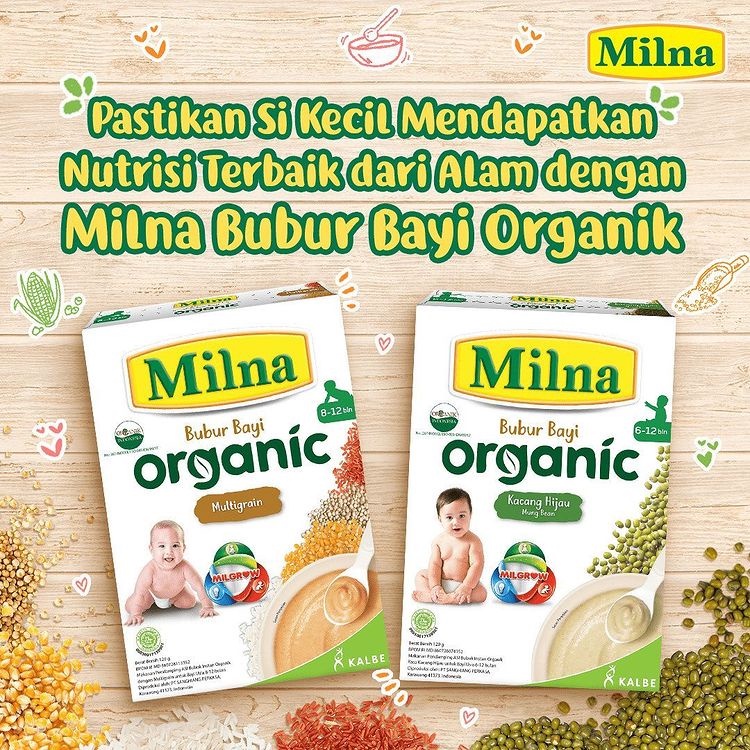 Milna Bubur bayi organic 6-12bln