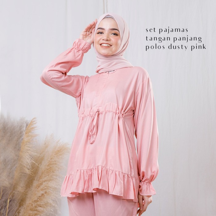 BAJU TIDUR one set wanita rayon best seller ld 100 - 110 baju tidur Setelan Remaja Piyama Tie Dye Ju