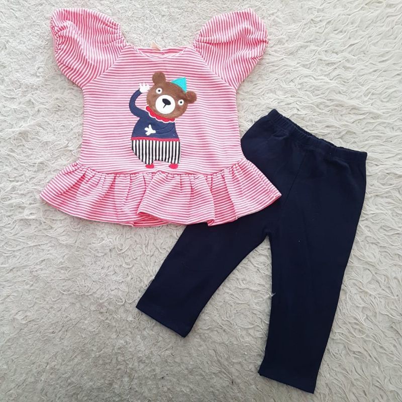 baju bayi Bear Casual Set