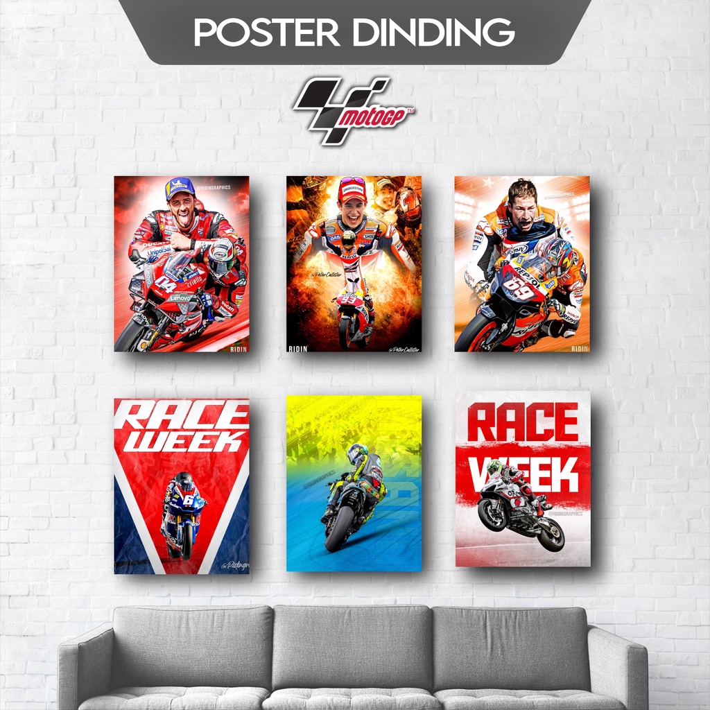 Poster Dinding MotoGP Moto GP Poster Murah Poster Astetic Poster Aesthetic A