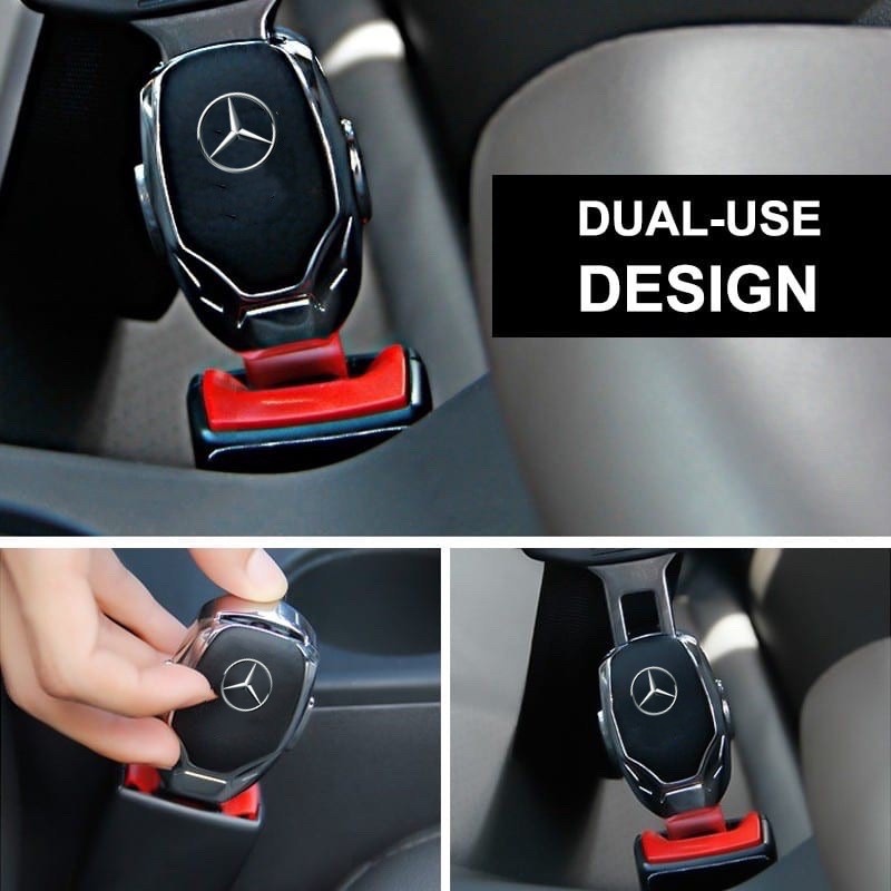 Buckle extension Sabuk Pengaman Mobil Bahan metal Untuk Mercedes-Benz C-class E-class