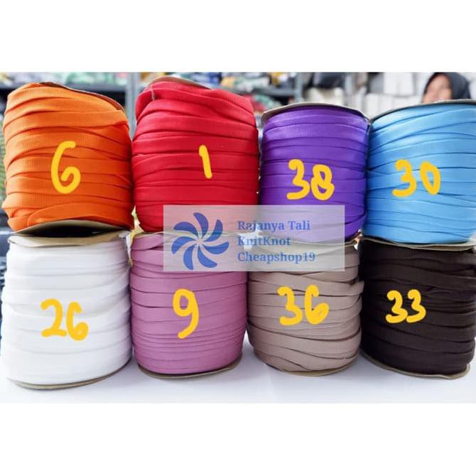 

TERMURAH Tali sepatu Roll Tali id card Polyster 1cm AP331