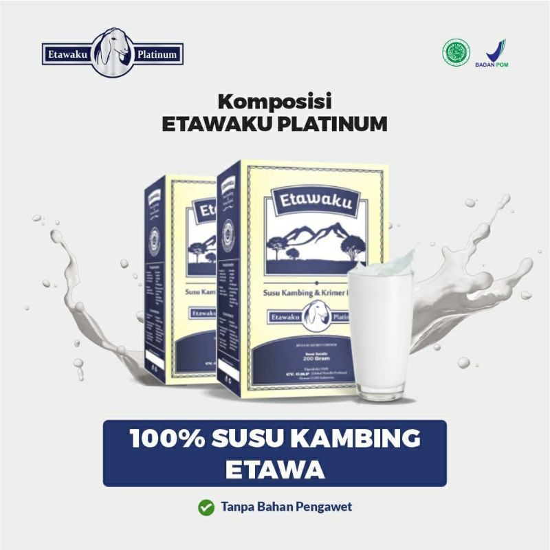 

ETAWAKU 100% SUSU KAMBING ETAWA