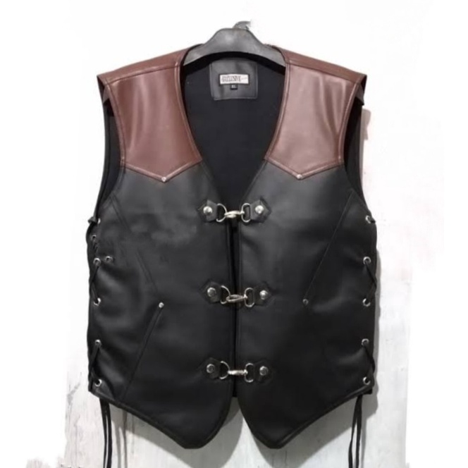 Rompi touring motor/rompi pria semi kulit