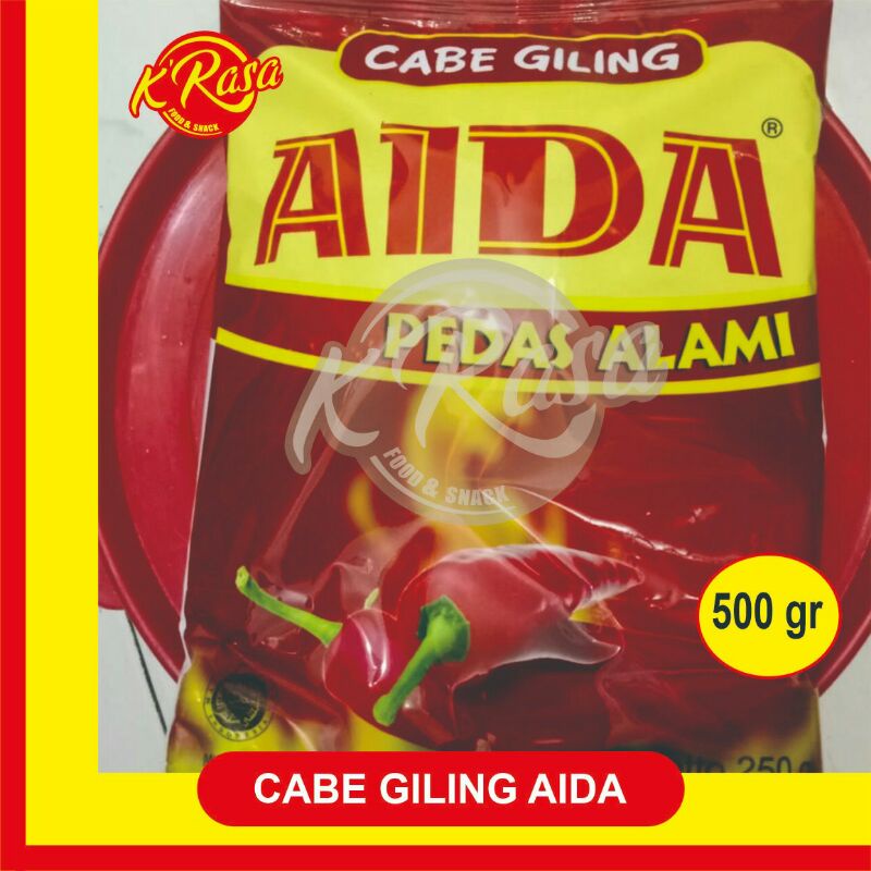 

Cabe bubuk AIDA 500 gr / CABE GILING PEDAS ALAMI