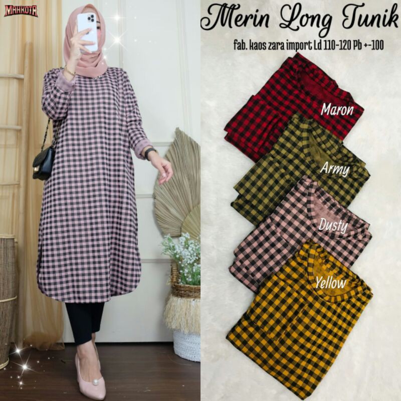 MERIN LONG TUNIK BY MAHKOTA