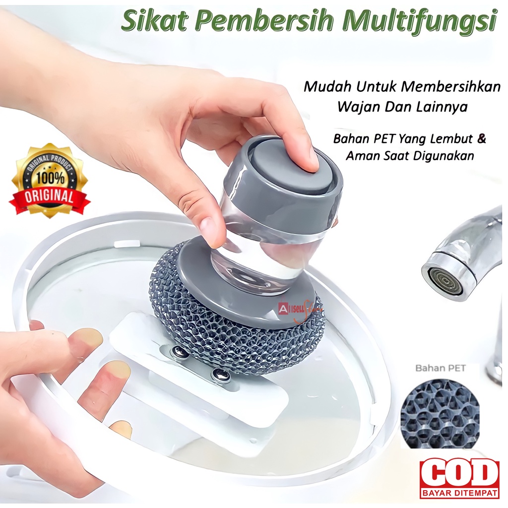 ( BISA COD ) PROMO DISPENSER SIKAT SABUN PRAKTIS / SIKAT KAWAT CUCI PIRING SABUT / SIKAT KAWAT OTOMATIS / DISPENSER SIKAT KAWAT CUCI PIRING WAJAN / SIKAT CUCI PIRING MULTIFUNGSI / NANO MAGIC SPONGE / SIKAT KAWAT BRUSH