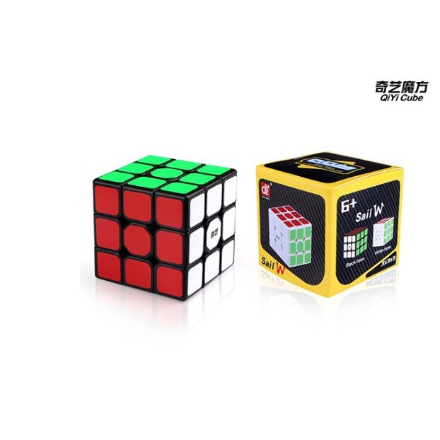 Puzzle  3x3 Qiyi Sail W Black Base - Puzzle  3x3 Qiyi Murah