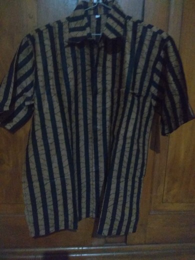 New Arrival Distro Kemeja Batik Motif Lawasan M L Xl Xxl Bayar Ditempat