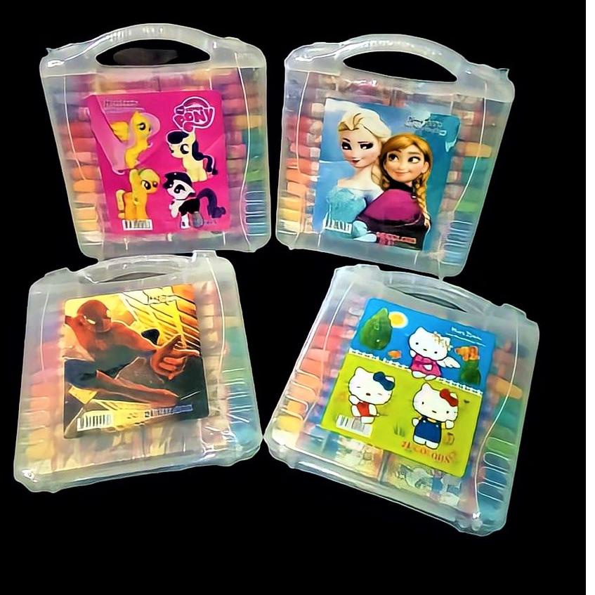 

High Quality KRAYON GAMBAR OIL PASTEL CRAYON ANAK 24 WARNA GAMBAR LUCU