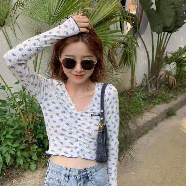 T&amp;Y Kacamata Wanita Hitam Korea Fashion Retro 6502 Kaca Mata Ulzzang Vintage Sunglasses Pantai Korean Impor Murah