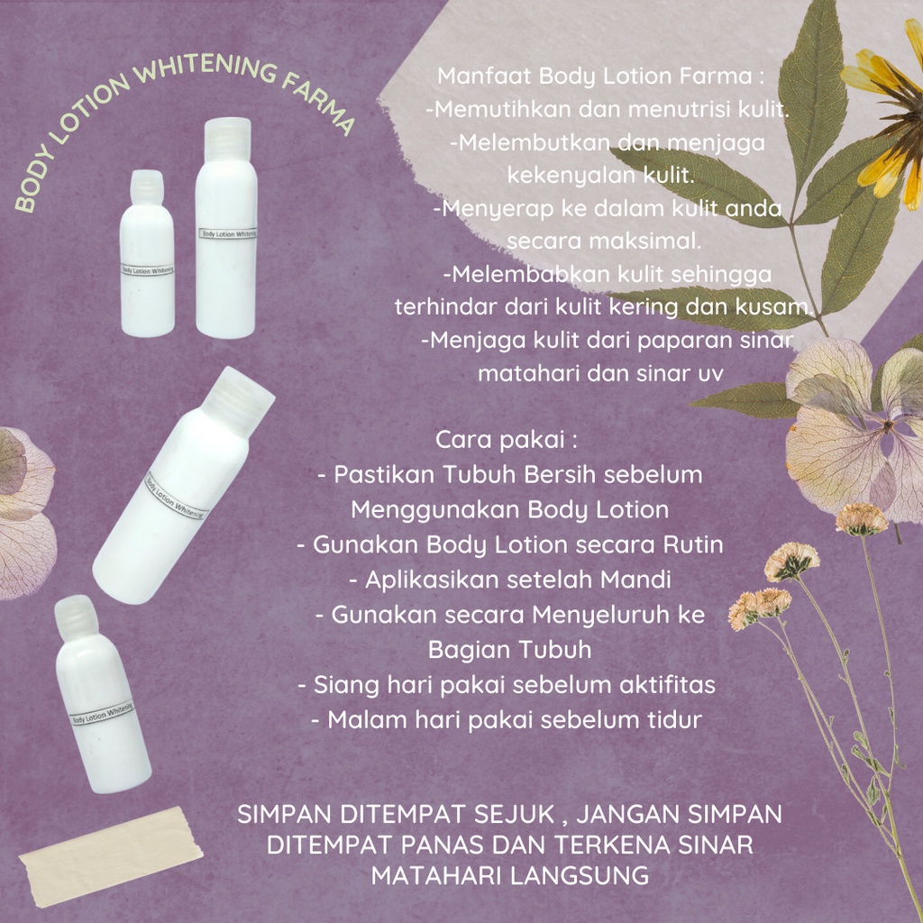 Body Lotion Whitening Original - Pemutih Badan