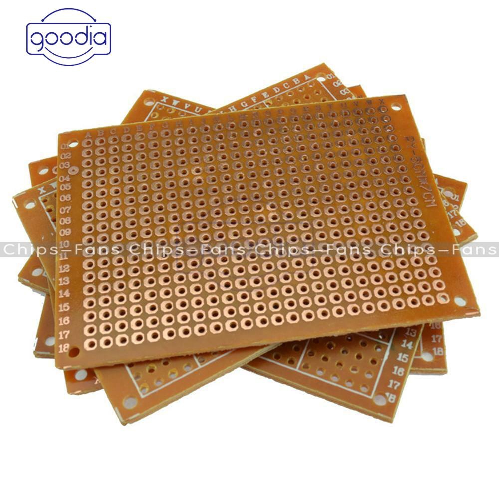✈【Fast/COD】✈ 1/5/10Pcs 5 x 7 cm DIY Prototype Paper PCB fr4 Universal Board prototyping pcb kit